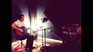 Kelly Sams pickin in  Aura Lea Studio