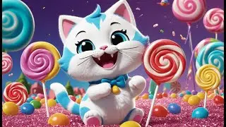 Cookie Cat and the Jellybean Jungle | Sweet Adventure Song for Kids | Fun Cookie Cat Rhyme