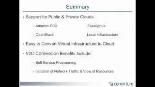 ConVirt Enterprise Cloud:  Virtual-To-Cloud Conversion