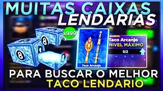 ABR&Iacute; MUITAS CAIXAS LENDARIAS EM BUSCA DO MELHOR TACO LENDARIO - 8 Ball Pool