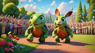 The Turtle Who Won the Race | Fun Kids Song & Nursery Rhyme | Story and Learning  Preschoolers