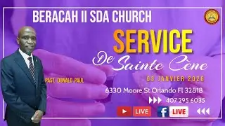 Service De Sainte Cène  | Dr. Donald Paul  | 01-03-2026