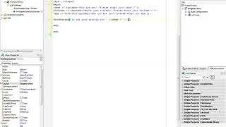 How to use InputBox Using Delphi