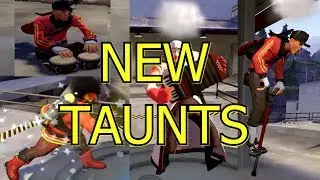 TF2: Smissmas 2017 Update Taunts Showcase (Skating, Squeezebox, Bunnyhopper)►Team Fortress 2◄