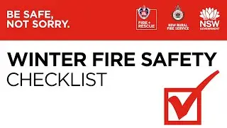 Winter fire safety checklist
