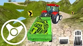 Tractor Driver 3D Farming Simulator - Tractor Cargo Mountain Driving - Android GamePlay