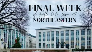 Final Week of the Semester | MS Biotechnology | Northeastern University | Boston | Exams | Projects