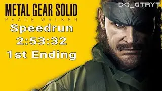 Speedrun (2:53:32) Metal Gear Solid Peace Walker 1st Ending