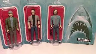 Funko JAWS ReAction Figure COLLECTION! SDCC Bloody Exclusive, Brody, Quint, Hooper Unboxing & Review