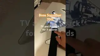 Bose sound bar 700 How to get ambar color