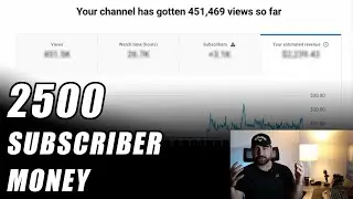 How Much 2500 SUBSCRIBERS Makes On YouTube in 2021 - How Much YouTube Pays - Monetization 2021