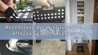 Recensione del WinGluge 27cm di Altezza Sgabello Pieghevole, Sgabelli Pieghevoli, Gradino Pieghevole