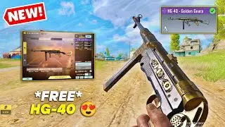 *NEW* FREE HG-40 - GOLDEN GEARS 😍 IN COD MOBILE | BEST HG-40 GUNSMITH CODM BR