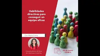 Webinar Habilidades Directivas para conseguir un equipo eficaz - EIM Consultores