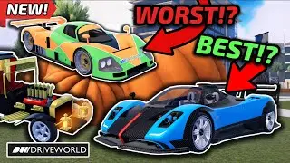 Ranking EVERY *NEW* Halloween Event Car In Drive World! 🎃 (Roblox Drive World Update)