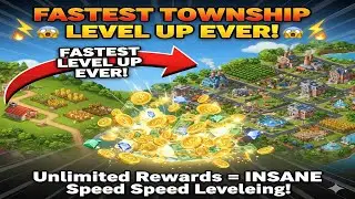 Fastest Township Level Up EVER!Township Mod: Unlimited Rewards INSANE Speed Leveling! Full Gameplay