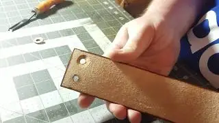 How To Recess Leather Hardware with the French Edge Tool