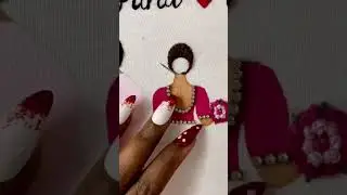 Embroidery Hoops | Bride hair style making | part-A