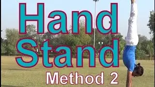 Handstand Balance Method- 2  | Yoga Arm Balance Pose | 2 Minutes Yoga Health