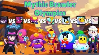 WHAT IS THE BEST MYTHIC BRAWLER? | Mortis vs Tara vs Gene vs Max vs Mr. P vs Sprout vs Byron