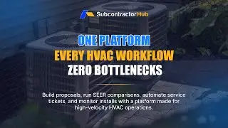 Running an HVAC Business in 2026? Here&rsquo;s the Smarter Way with SubcontractorHub