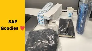 SAP internship Goodies ❤️ #sapixp #career #job #intership #goodies #sap