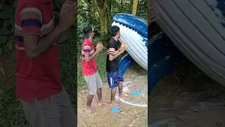 2 Brothers Accidentally Step on a Whale&hellip; The Giant Whale ATTACKS! 😱🐋😂