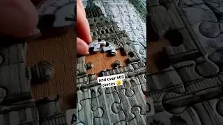 Finally done it 🧩😌 #asmr #jigsawpuzzle #jigsaw #shorts #london #bigben #paris #eiffeltower