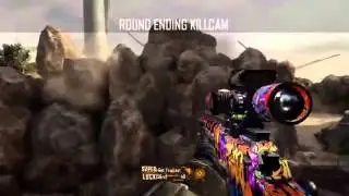 Nice Killcam With The New BO2 Cyborg Camo!