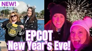 Впервые миллениалы в новогоднюю ночь в EPCOT 🪩 Празднуем со всего мира в Disney World!