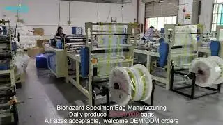 Biohazard Specimen Bag Manufacturer - Daily Produce 23,000,000 Specimen Bags- Biohazard Ziplock Bags