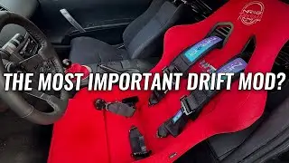 Installing a seat and harness into the 350Z drift car!