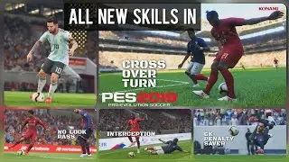 All New Skills & Controlls Coming in PES 2019 Mobile 🔥