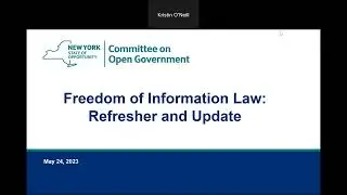 Freedom of Information Law Information Session - 5/24/23