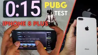 IPHONE 8 PLUS PUBG TEST With Battery Drain Test | BGMI In 2024