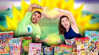 PROVANDO DOCES DE DESENHOS E ANIMES! Você consegue acertar?