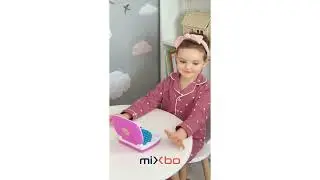 💻 Laptop Virtual Jucărie pentru Copii | Sunete, Lumini & Distracție Roz/Alb 🌟