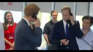 William and Harry Crack Jokes as They Seal Charity Deals 11/09/2013