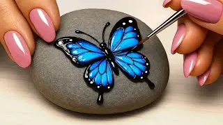 WOW! Easy Butterfly Stone Painting Idea You Must Try!