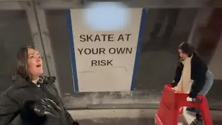 Ice skating gone WRONG!! Ambulance shows up??!!