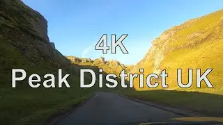 A Fascinating Drive on Uk's Peak District Driving - Off Snake Pass 4k