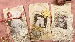 Altered gift bags plus tutorial - Design Team project for Odulcina Scrap Anne