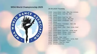WDA DANCE & FITNESS WORLD CHAMPIONSHIP 2025 - 26/06/2025