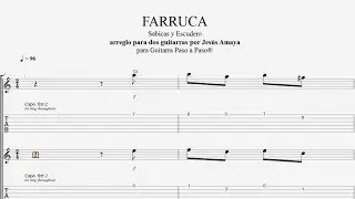 FARRUCA - Sabicas y Escudero - Tablatura por Jesús Amaya...