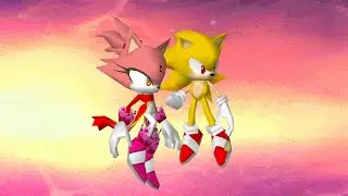 SONIC RUSH 100% (DS) SONIC (All Chaos Emeralds), BLAZE, EXTRA