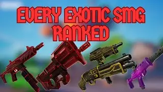 Ranking EVERY Exotic SMG in Fortnite From WORST to BEST