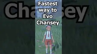The Fastest way to Evolve Chansey in Pokemon Scarlet and Violet! #pokemon #shorts #nintendo