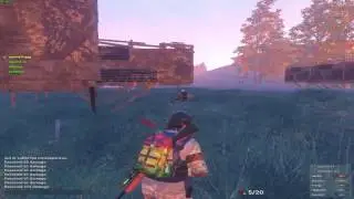 H1Z1 - A Day Of PvPing at Badlands | 1100+ Scrap with a landmine!