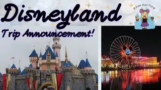 Disneyland Trip Announcement! | DVC 11 Month Booking | Dining Plans | Must Do's | Trip Sketch