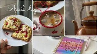 Slow living Spring morning 🌼| April vlog 🤎